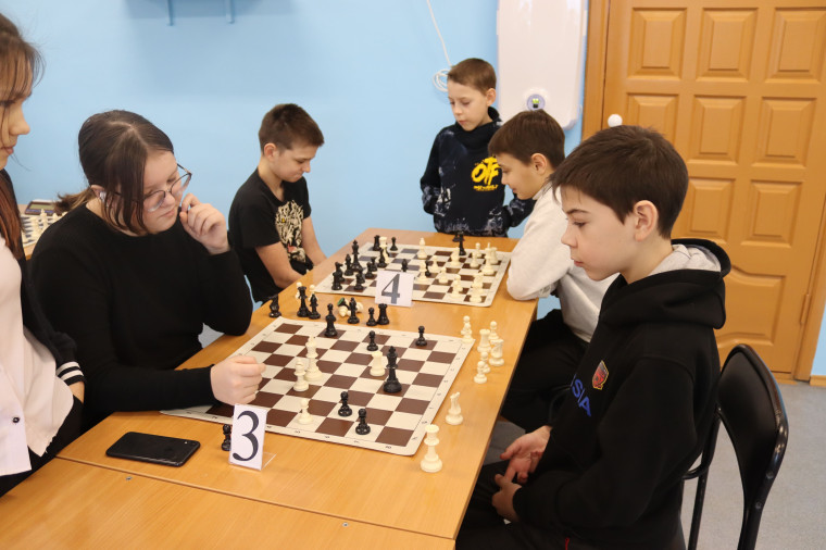 Районный турнир по шахматам.